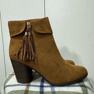 LC Lauren Conrad Fringe Tassel Boots